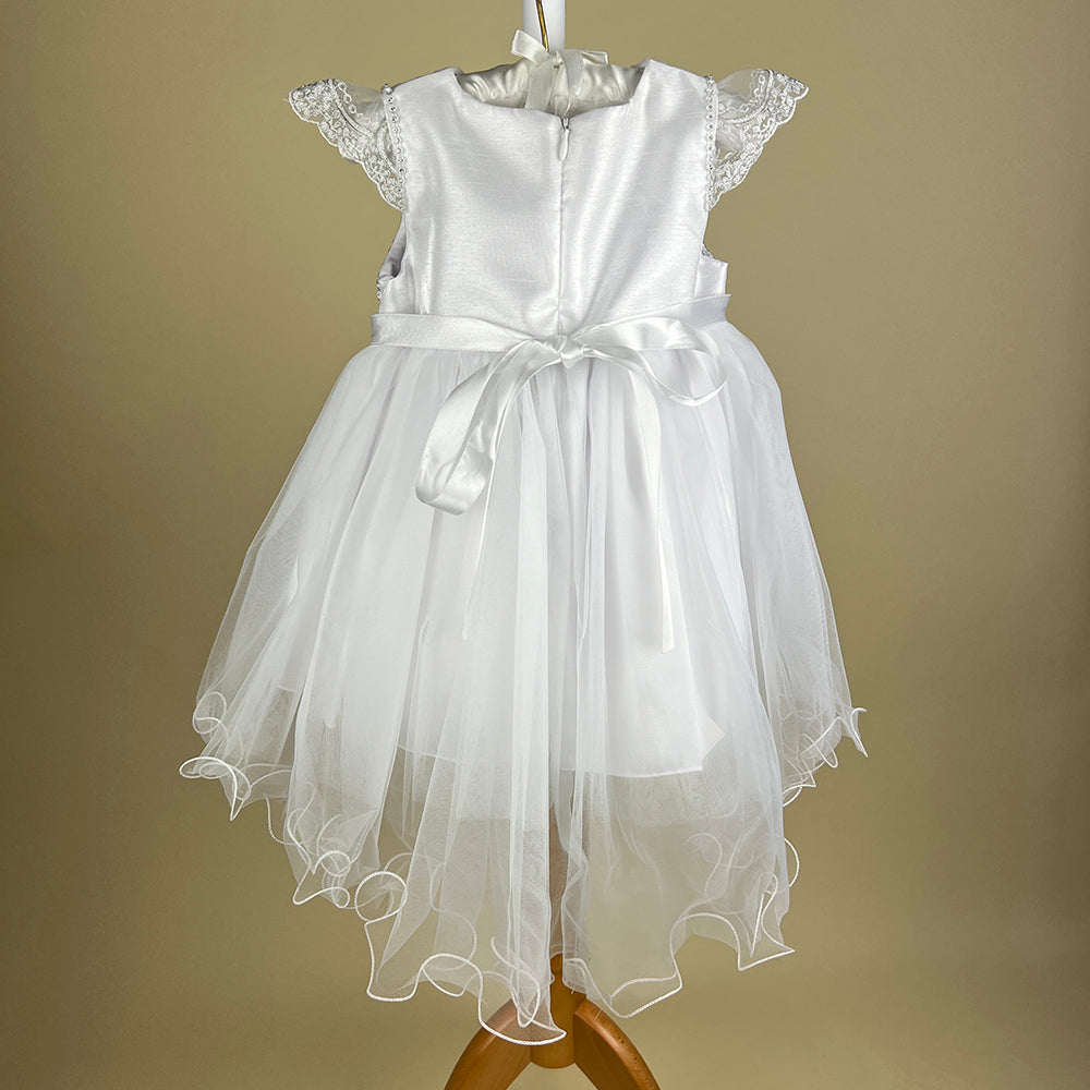 Party Dress Beau Kid 123045 White Back