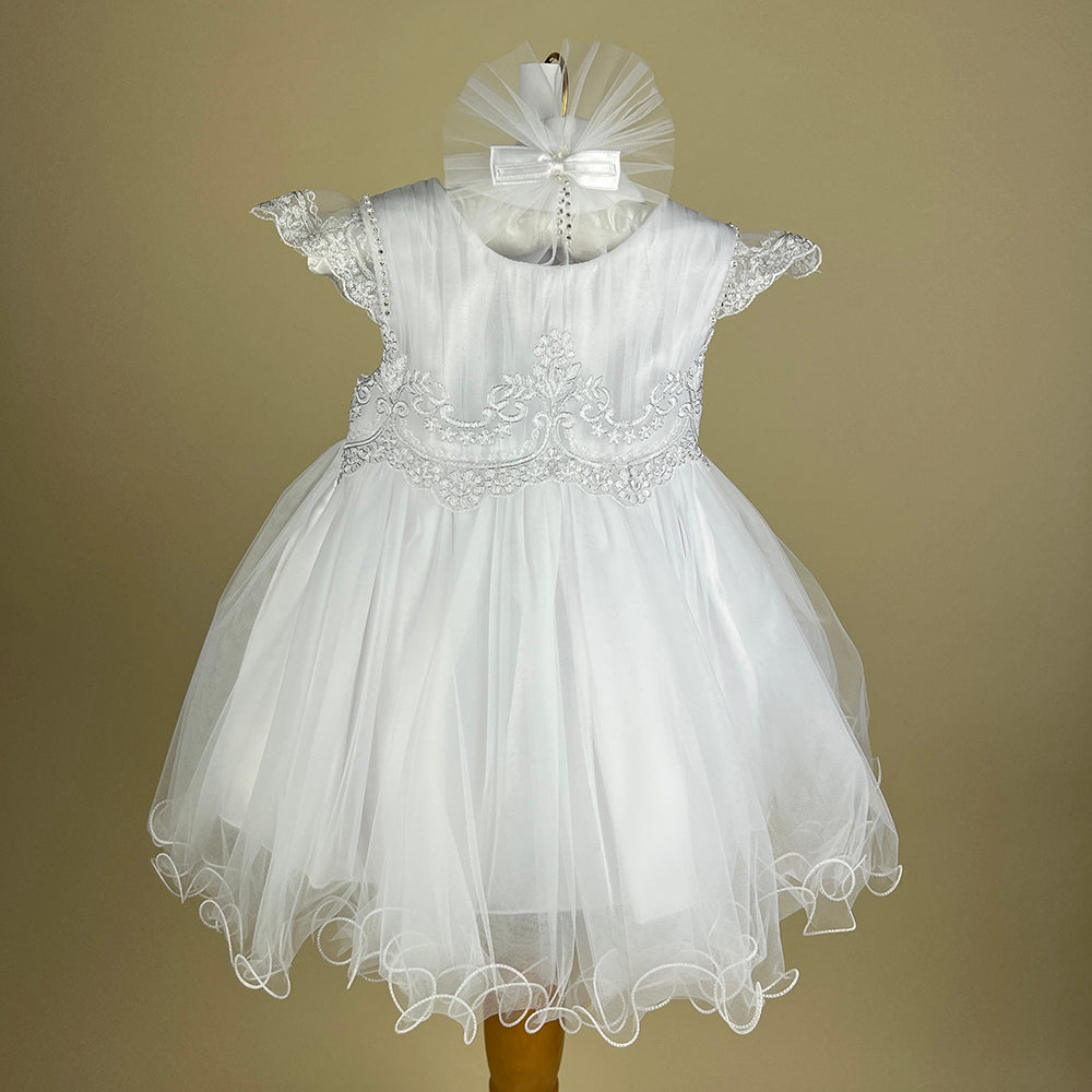 Party Dress Beau Kid 123045 White