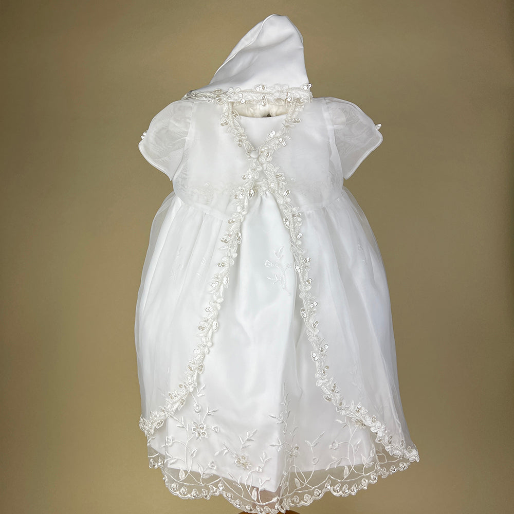 Pretty Princess Christening Dress 6729 White