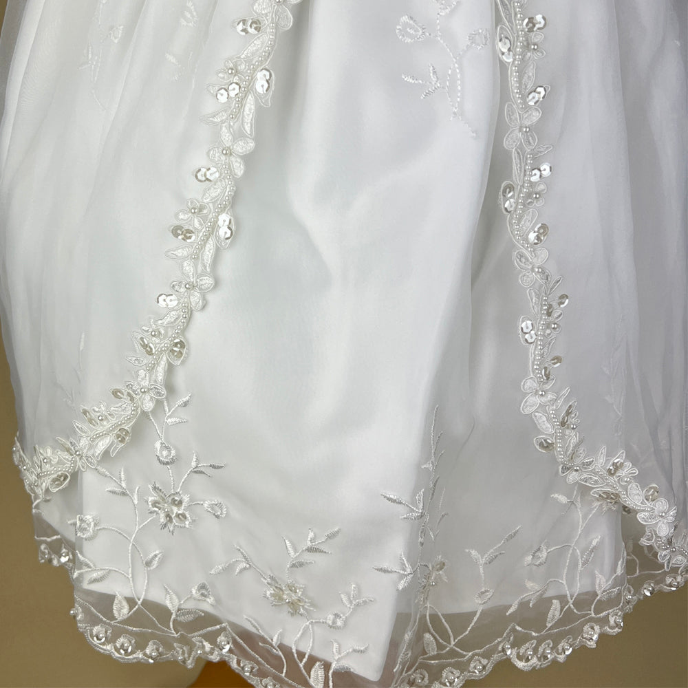 Pretty Princess Christening Dress 6729 White