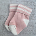 S5281 Venice Girls Socks Pink and White