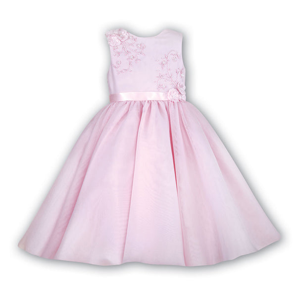 Sarah Louise Ceremonial Ballerina Length Dress 070019 Pink