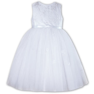 Sarah Louise Ceremonial Ballerina Length Dress White 070035