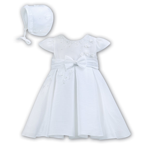 Sarah Louise Ceremonial Ballerina Length Dress 070051 White