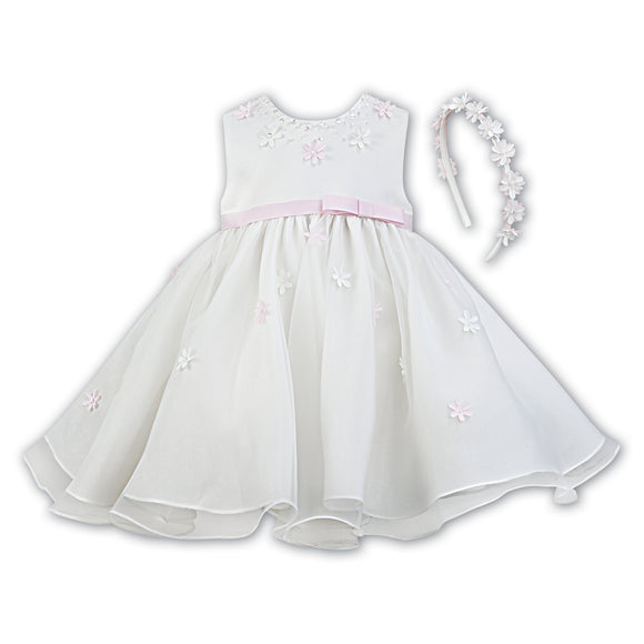 Sarah Louise Ceremonial Ballerina Length Dress 070054 Ivory