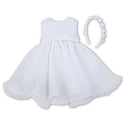 Sarah Louise Ceremonial Ballerina Length Dress 070054 White