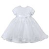Sarah Louise Ceremonial Ballerina Length Dress 070064 White