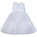 Sarah Louise Ceremonial Ballerina Length Dress 070073 White