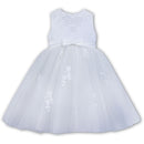 Sarah Louise Ceremonial Ballerina Length Dress 070073 White