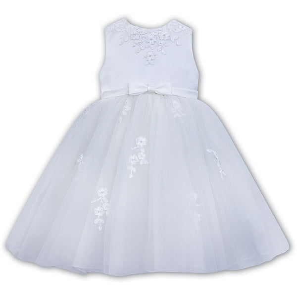 Sarah Louise Ceremonial Ballerina Length Dress 070073 White