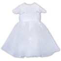 Sarah Louise Ceremonial Ballerina Length Dress 070088 White