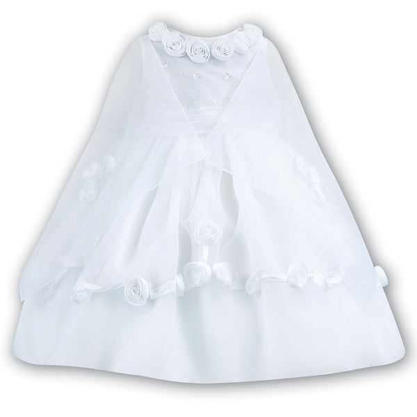 Sarah Louise Ceremonial Ballerina Length Dress 8937 White