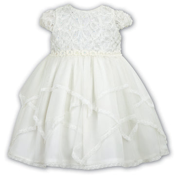 Sarah Louise Ceremonial Ballerina Length Dress 9636 Ivory