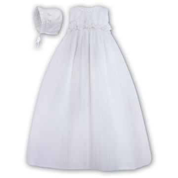 Sarah Louise Christening Gown 090 White