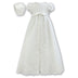 Sarah Louise Christening Robe And Bonnet 001165 Ivory