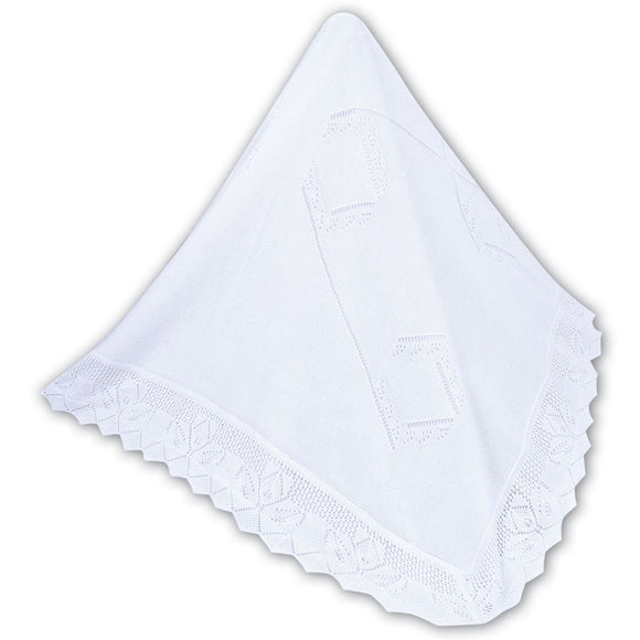 Sarah Louise Shawl 000007 White