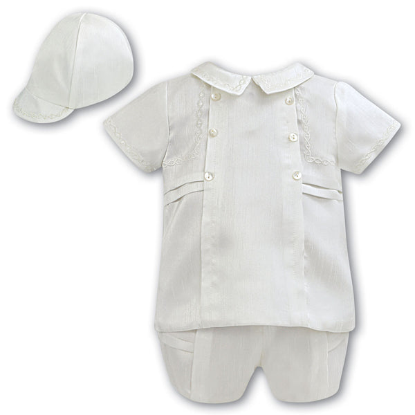 Sarah Louise Top Shorts And Hat 002225S Ivory