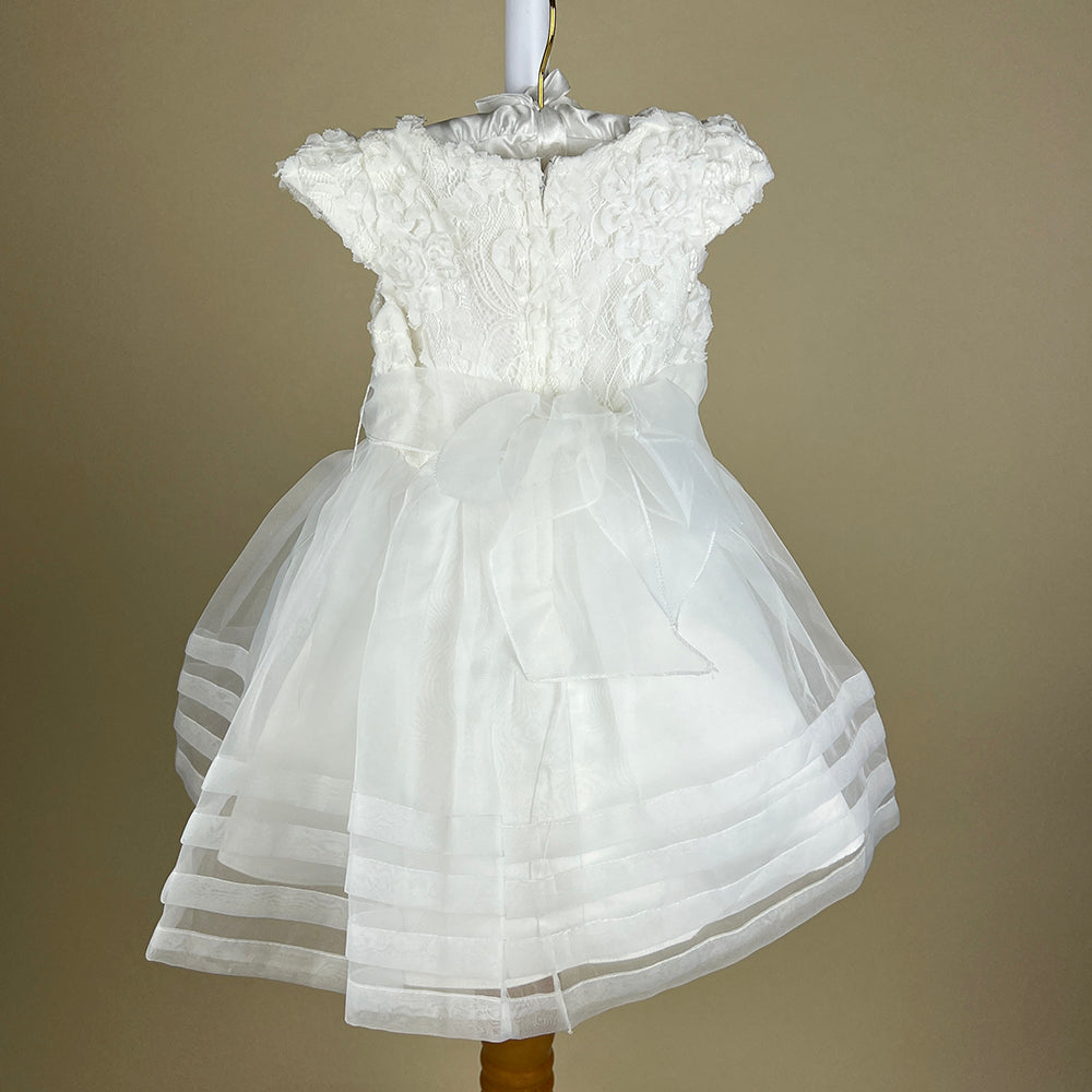 Sevva Mode De Paris Girls Party Dress ABIGAIL White Back