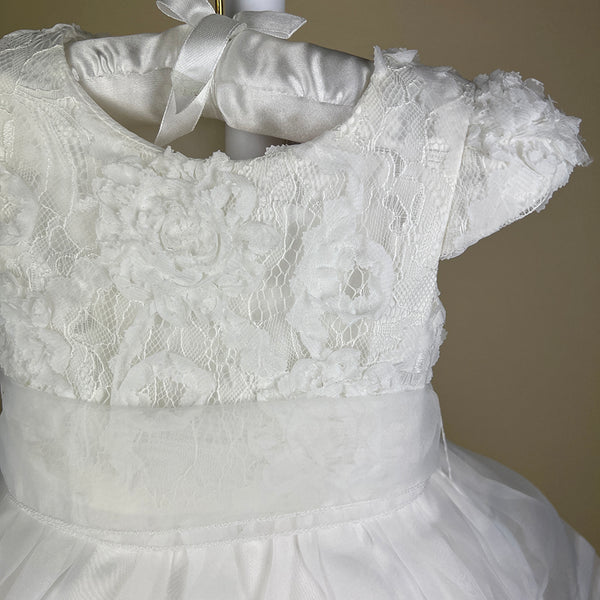 Sevva Mode De Paris Girls Party Dress ABIGAIL White Detail Top