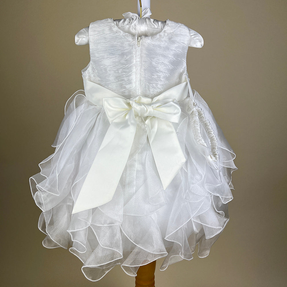 Sevva Mode De Paris Girls Party Dress ELLI Ivory Back