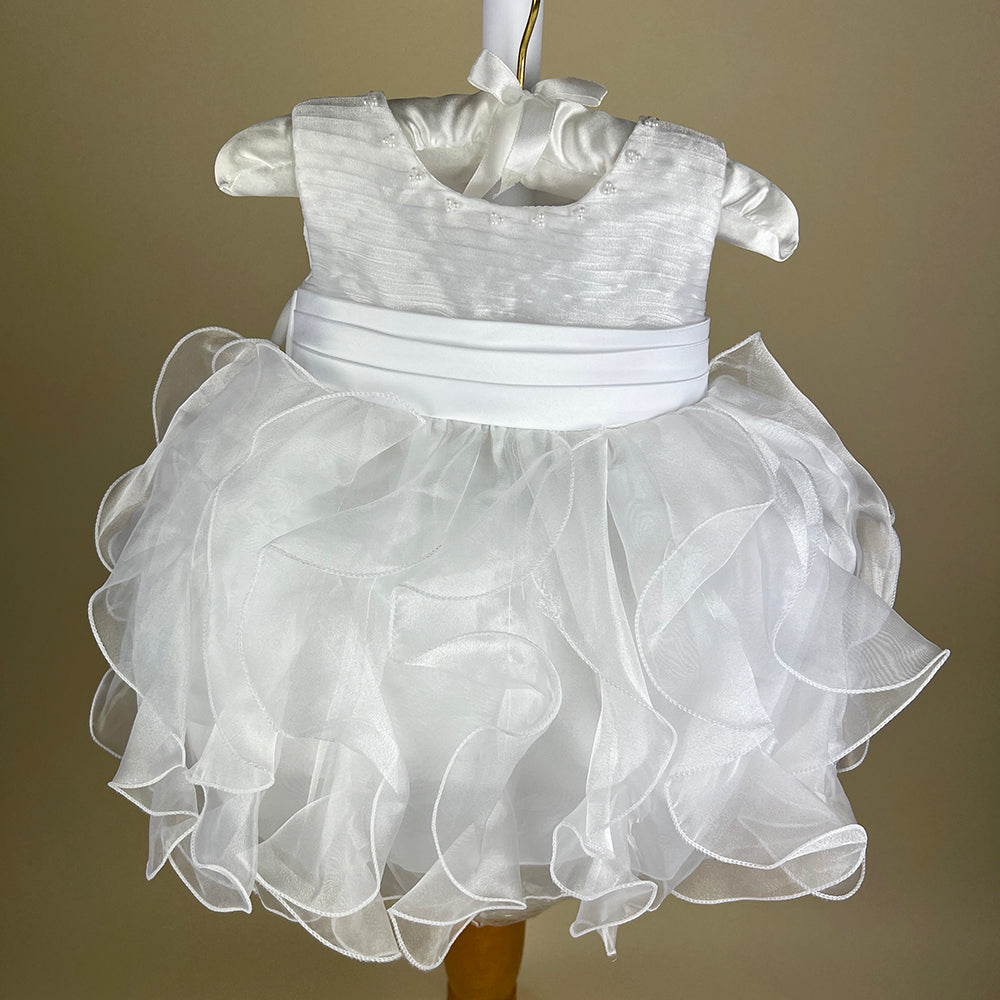 Sevva Mode De Paris Girls Party Dress ELLI White