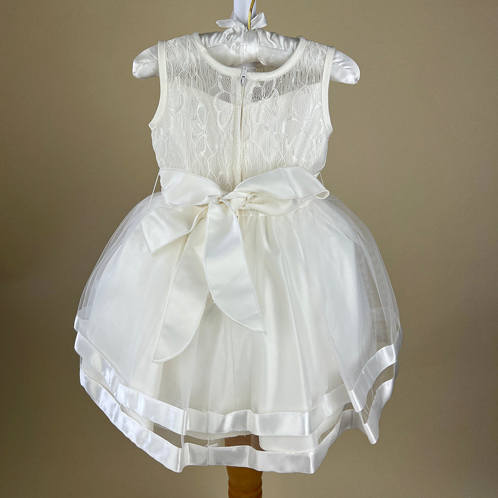 Sevva Mode De Paris Girls Party Dress HONEY Ivory Back