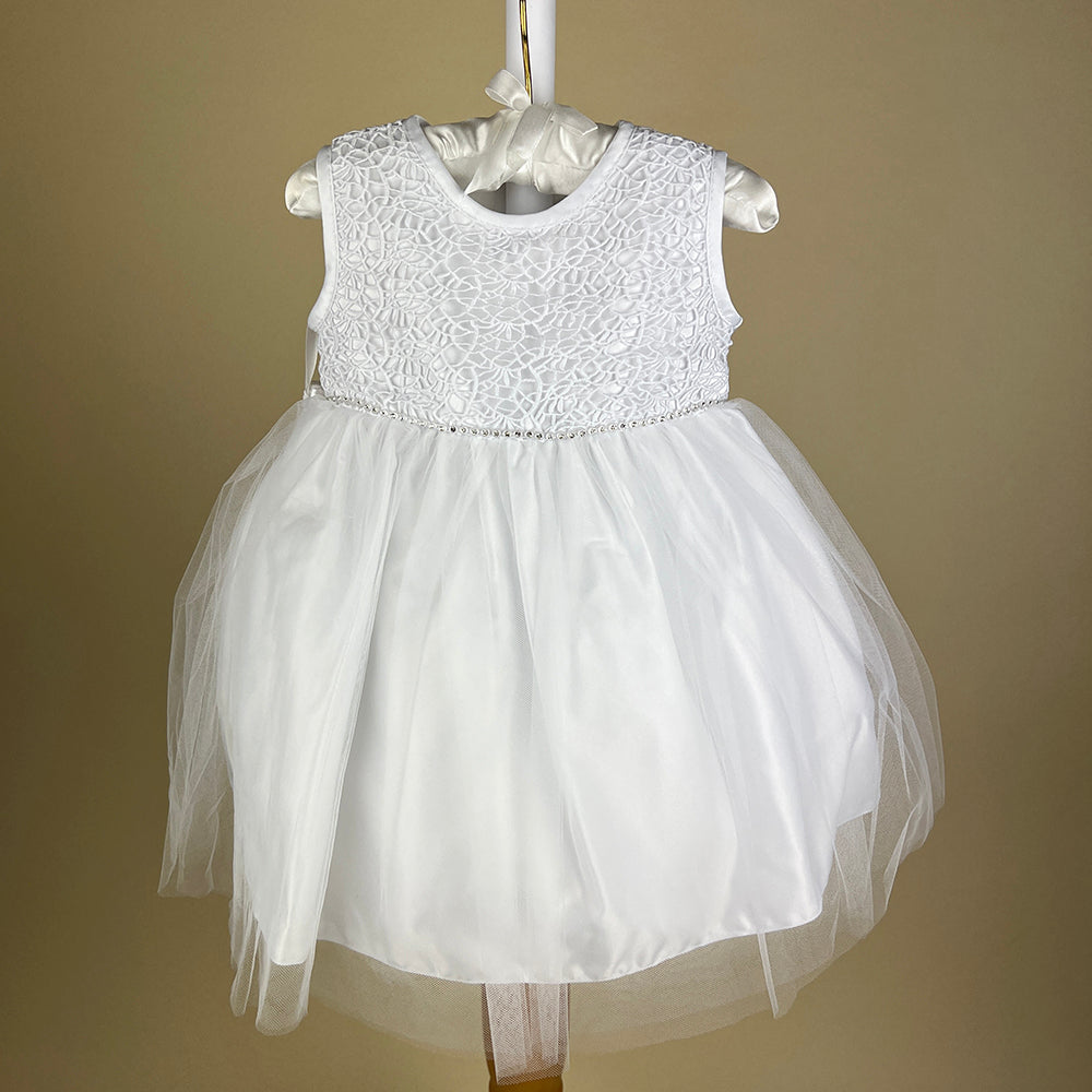 Sevva Mode De Paris Girls Party Dress ROSE White