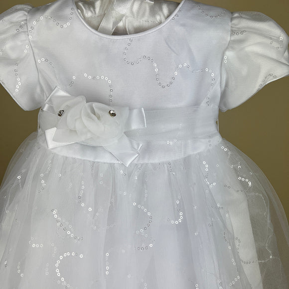 Sevva Mode De Paris Girls Party Dress WILLOW Ivory Detail Top